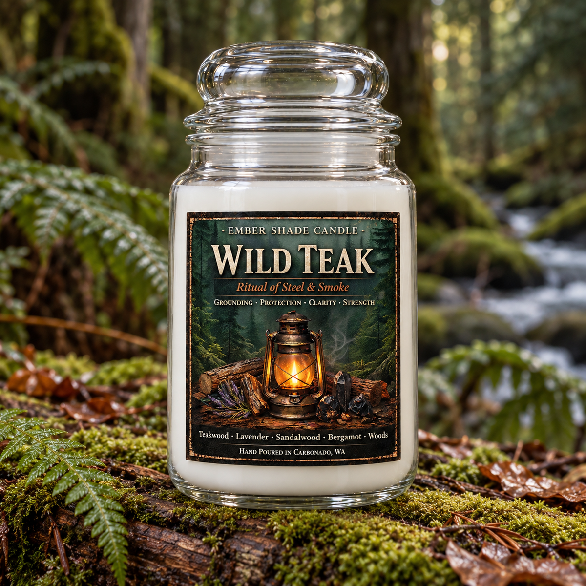 Ember Shade Wild Teak - Teakwood, Lavender, Sandalwood, Bergamot, Woods