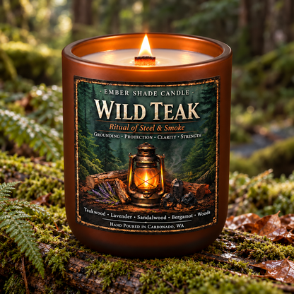 Ember Shade Wild Teak - Teakwood, Lavender, Sandalwood, Bergamot, Woods