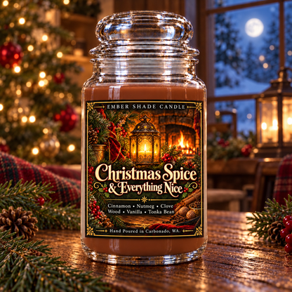Ember Shade - Christmas Spice & Everything Nice- Cinnamon, Nutmeg, Clove, Wood, Vanilla, Tonka Bean