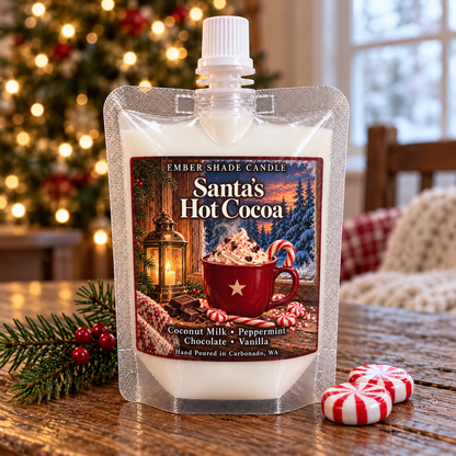 Ember Shade- Santa’s Hot Cocoa- Coconut Milk, Peppermint,Chocolate, Vanilla