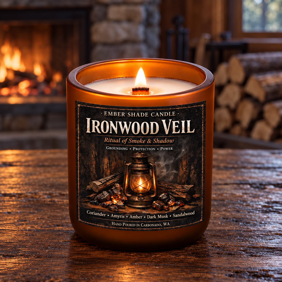 Ember Shade - Ironwood Veil- Coriander, Amyris, Dark Musk, Sandalwood
