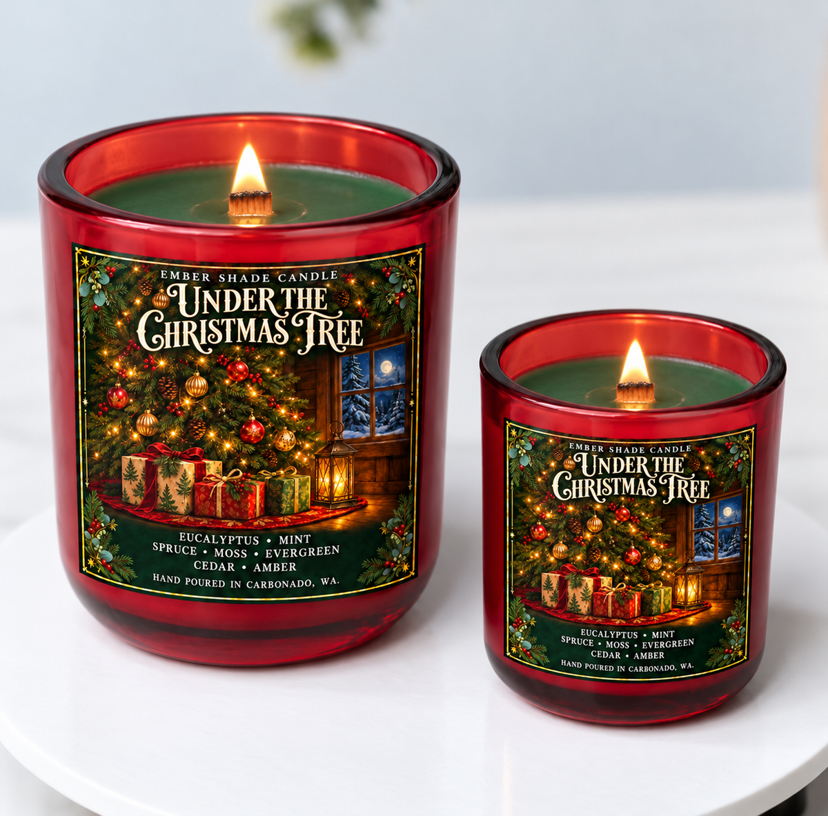 Ember Shade - Under The Christmas Tree-Eucalyptus, Mint, Spruce, Moss, Evergreen, Cedar, Amber