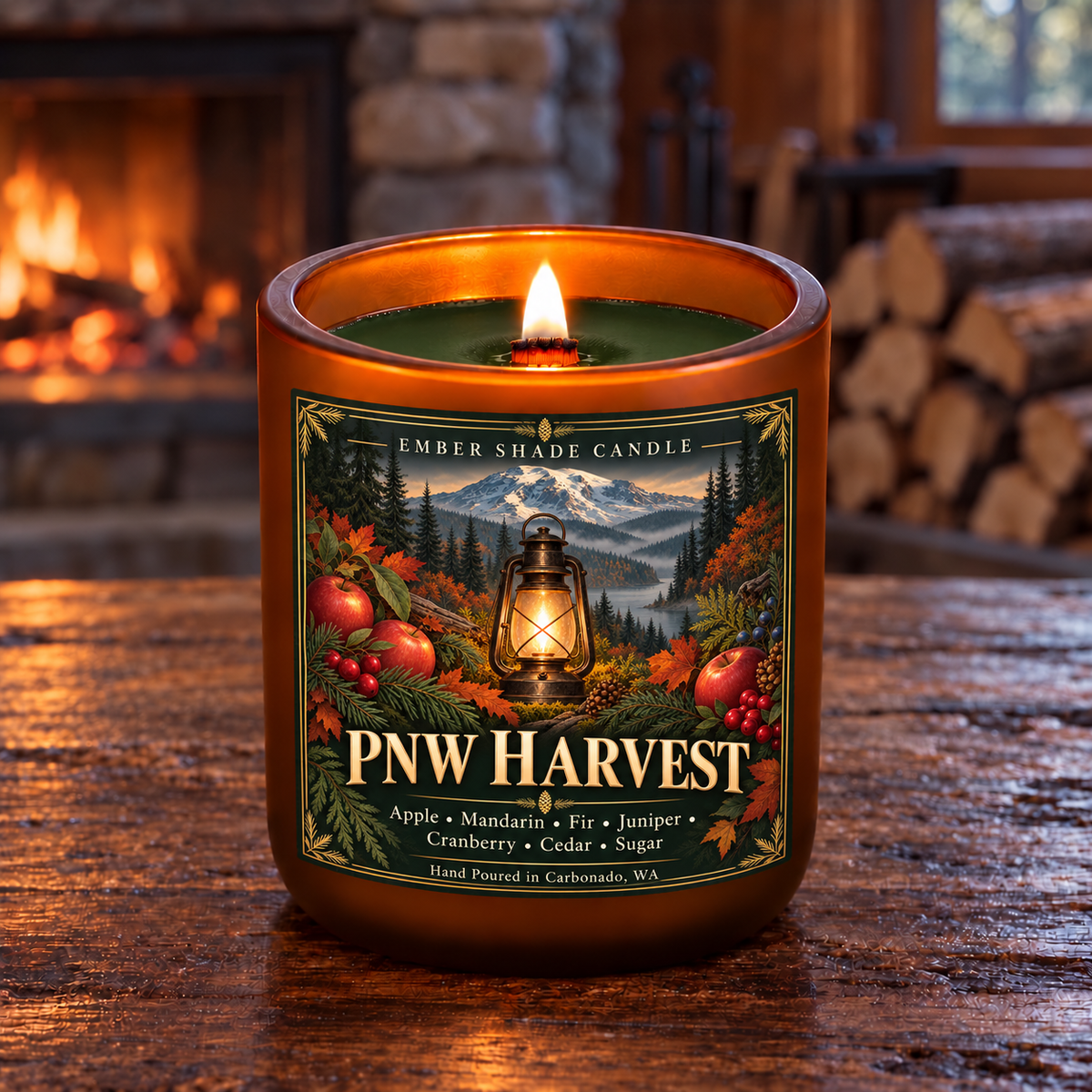 Ember Shade -PWN Harvest- Apple, Mandarin,Fir,Juniper, Cranberry, Cedar, Sugar