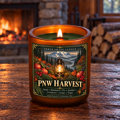 Ember Shade -PWN Harvest- Apple, Mandarin,Fir,Juniper, Cranberry, Cedar, Sugar