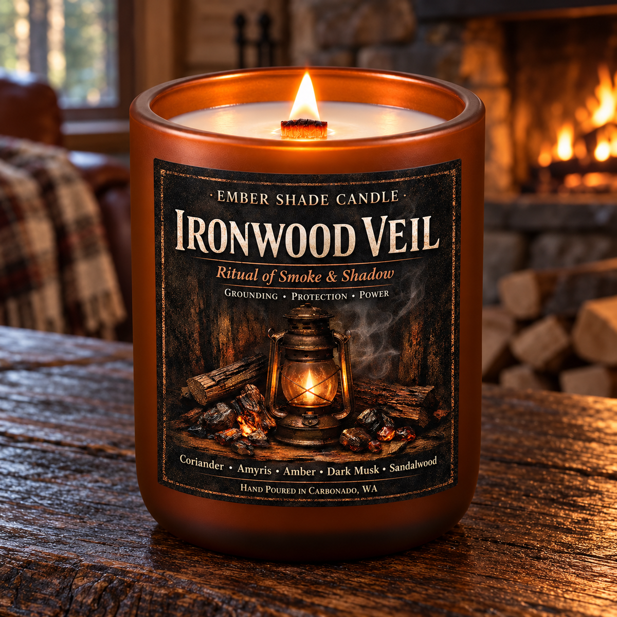 Ember Shade - Ironwood Veil- Coriander, Amyris, Dark Musk, Sandalwood