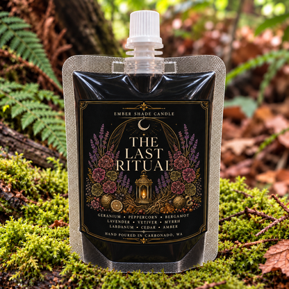 Ember Shade - The Last Ritual-Bergamot, Spruce, Cypress, Sage, Palo Santo, Patchouli, Dark Musk, Smoke