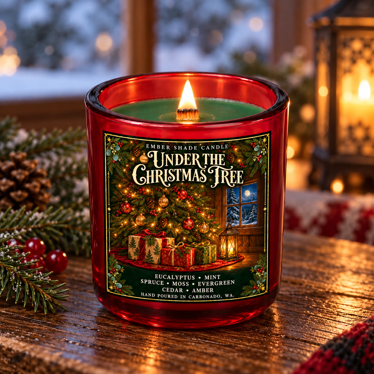 Ember Shade - Under The Christmas Tree-Eucalyptus, Mint, Spruce, Moss, Evergreen, Cedar, Amber