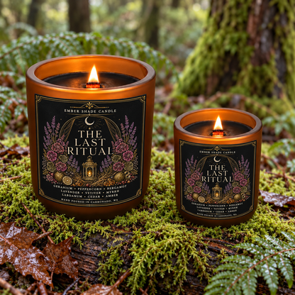Ember Shade - The Last Ritual-Bergamot, Spruce, Cypress, Sage, Palo Santo, Patchouli, Dark Musk, Smoke