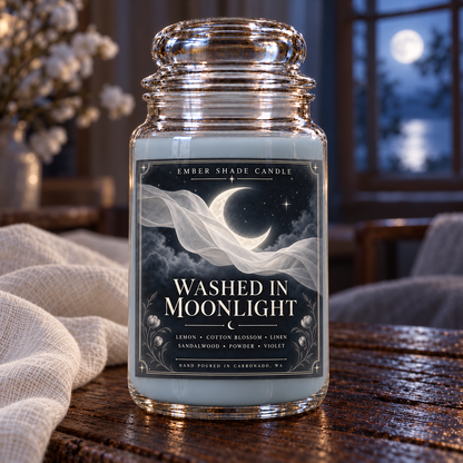 Ember Shade - Washed in Moonlight-Lemon, Cotton Blossom, Linen, Sandalwood, Powder, Violet