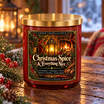 Ember Shade - Christmas Spice & Everything Nice- Cinnamon, Nutmeg, Clove, Wood, Vanilla, Tonka Bean