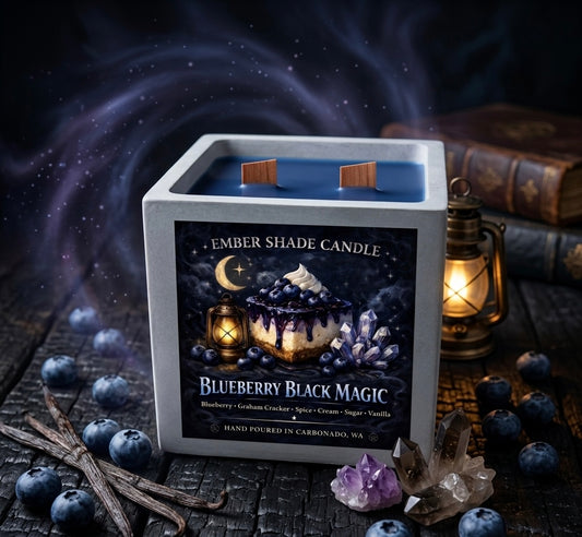 Ember Shade - Blueberry Black Magic - BlueBerry, Graham Cracker, Spice, Cream, Sugar, Vanilla