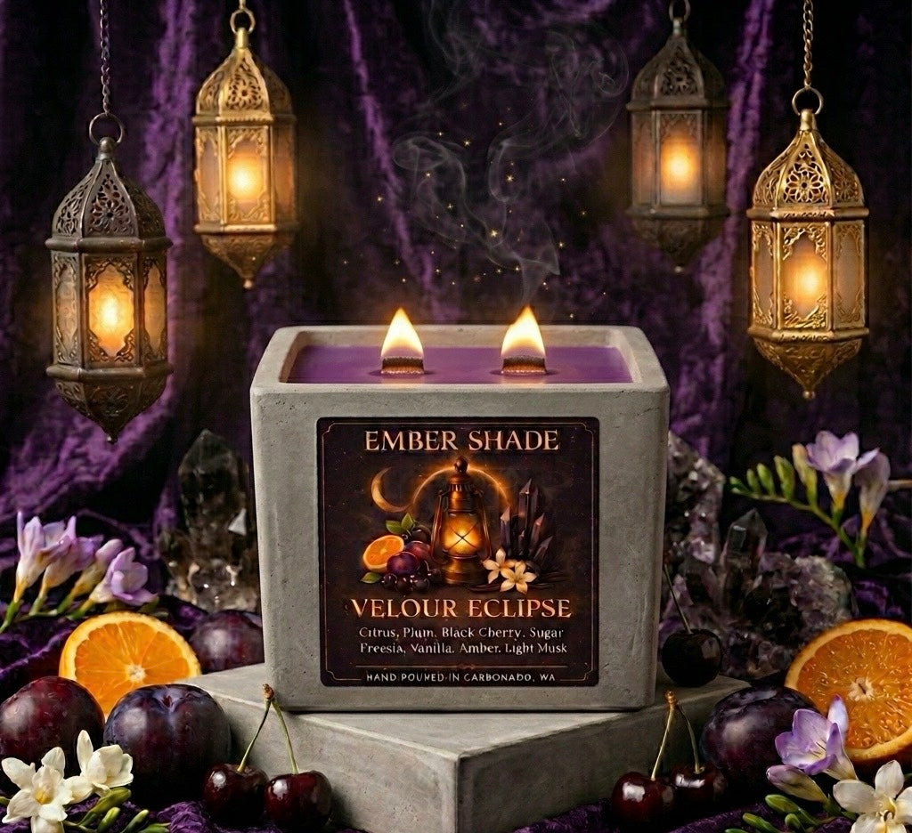 Ember Shade -Velour Eclipse- Citrus, Plum, Black Cherry, Sugar, Freesia, Amber, Light Musk