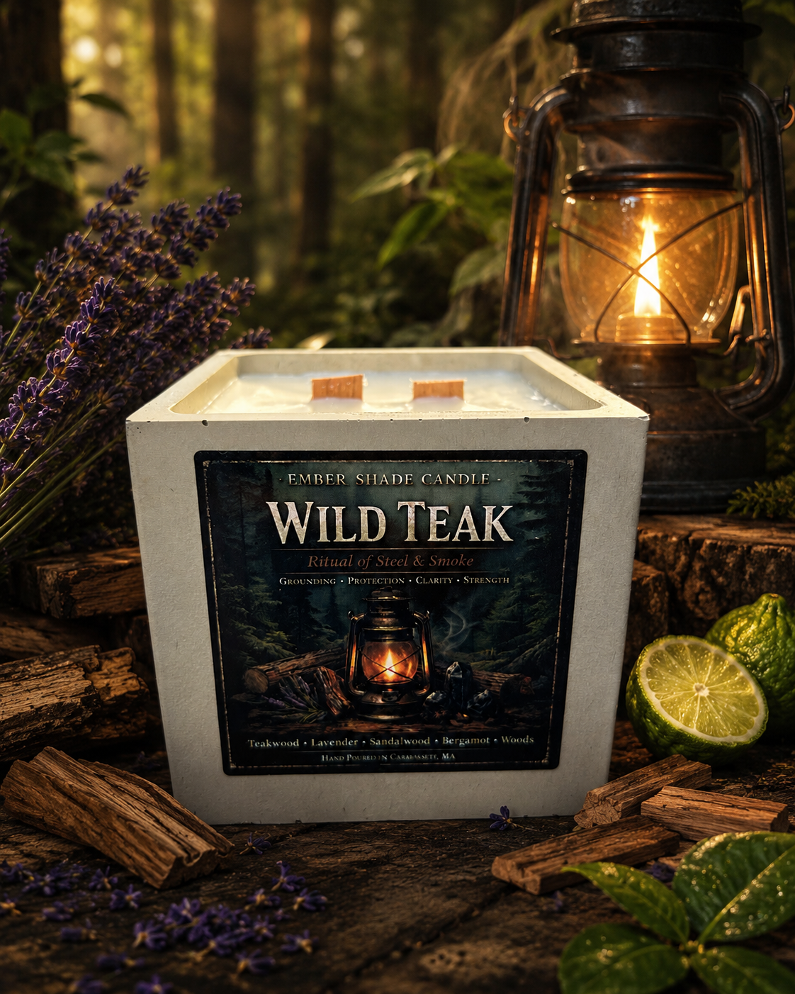 Ember Shade Wild Teak - Teakwood, Lavender, Sandalwood, Bergamot, Woods