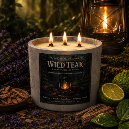 Ember Shade Wild Teak - Teakwood, Lavender, Sandalwood, Bergamot, Woods
