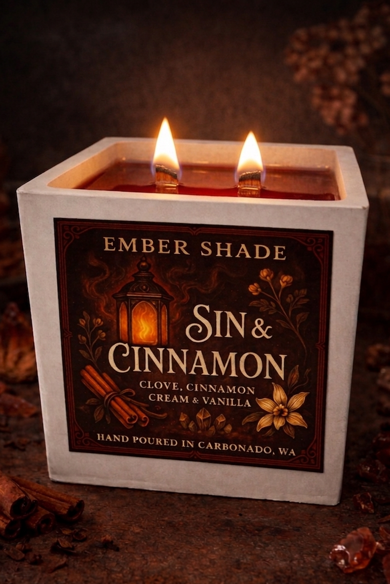 Ember Shade - Sin & Cinnamon - Clove, Cinnamon, Cream, and Vanilla