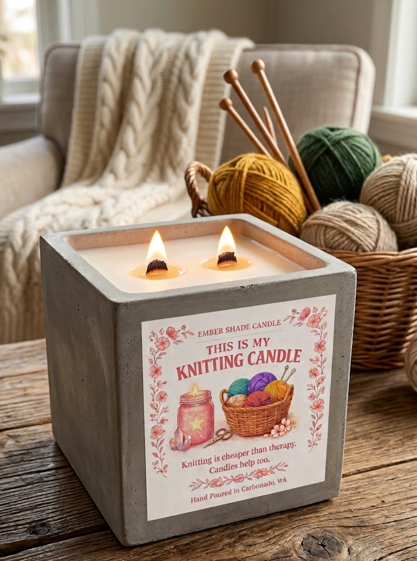 Ember Shade - This is my Knitting/Crocheting - Customized Scent