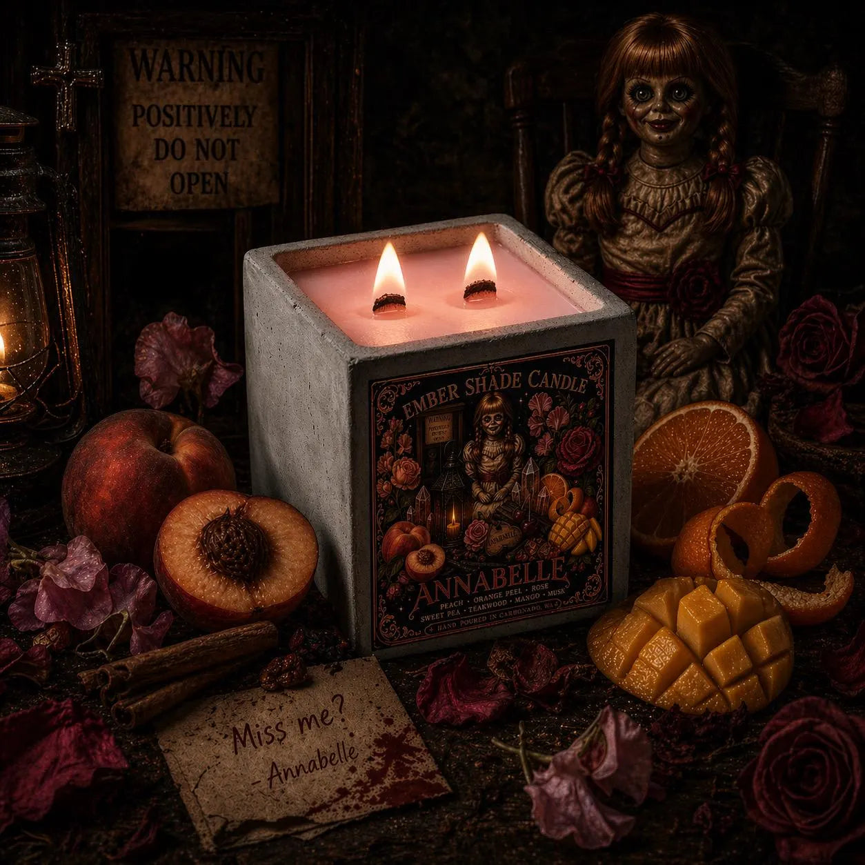 Ember Shade - Annabelle - Peach, Orange Peel, Marine, Rose, Sweet Pea, Mango, Teakwood, musk